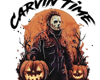 Tiempo de tallado Michael Myers PNG/JPG