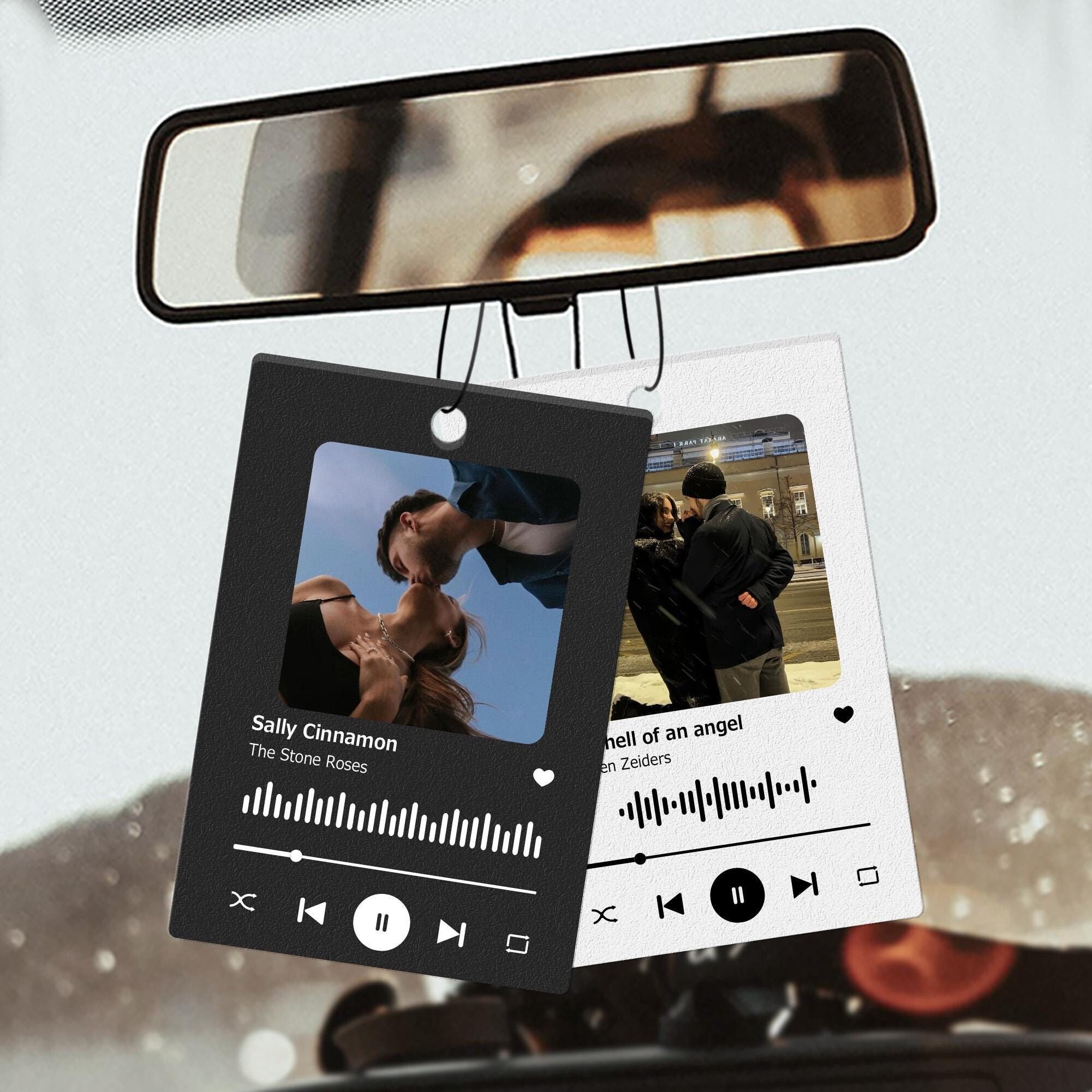 Custom Car Air Freshener from Photo - Personalized Air Freshener Car Accessory for Man -  Personalize Birthday Gift for Him & Dad