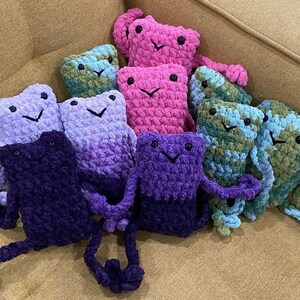 crochet froggy friend plushy