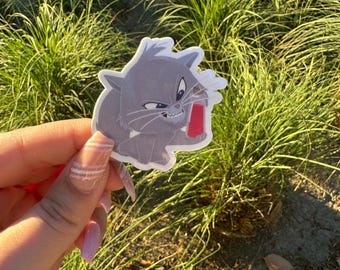 Yzma Cat Glossy Sticker