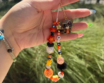 Rocket Doorable Beaded Phone/ Bag Charm