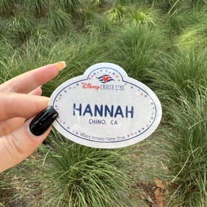 Sticker brillant Cruise Line Magic Nametag