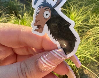 Llama Kuzco Glossy Sticker