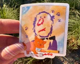 Toulouse Painting Glossy Sticker
