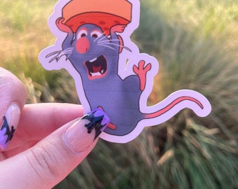 Remy with Cheese Glossy Sticker