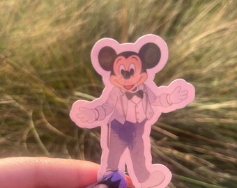 100th anniversary Holographic sticker- Michael Mouse