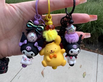Hello Kitty Beaded Keychain: Friends Collection