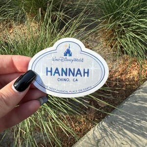 East Coast Magic Nametag Glossy Sticker