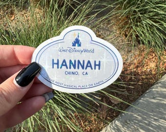 East Coast Magic Nametag Glossy Sticker