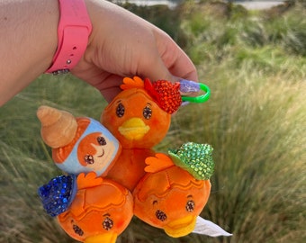 Munchling Bag Charm- Huey, Dewy, and Louie Cream Puffs