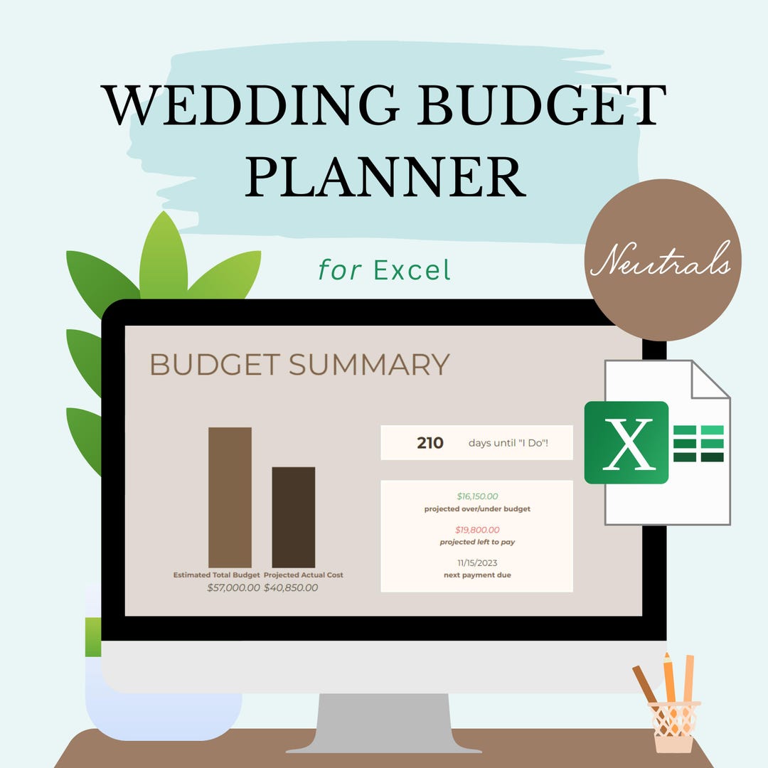 Wedding Budget Planner | Create, Plan, and Track Your Wedding Finances ...
