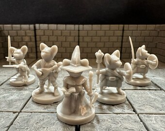 Mouse Folk Player Miniatures