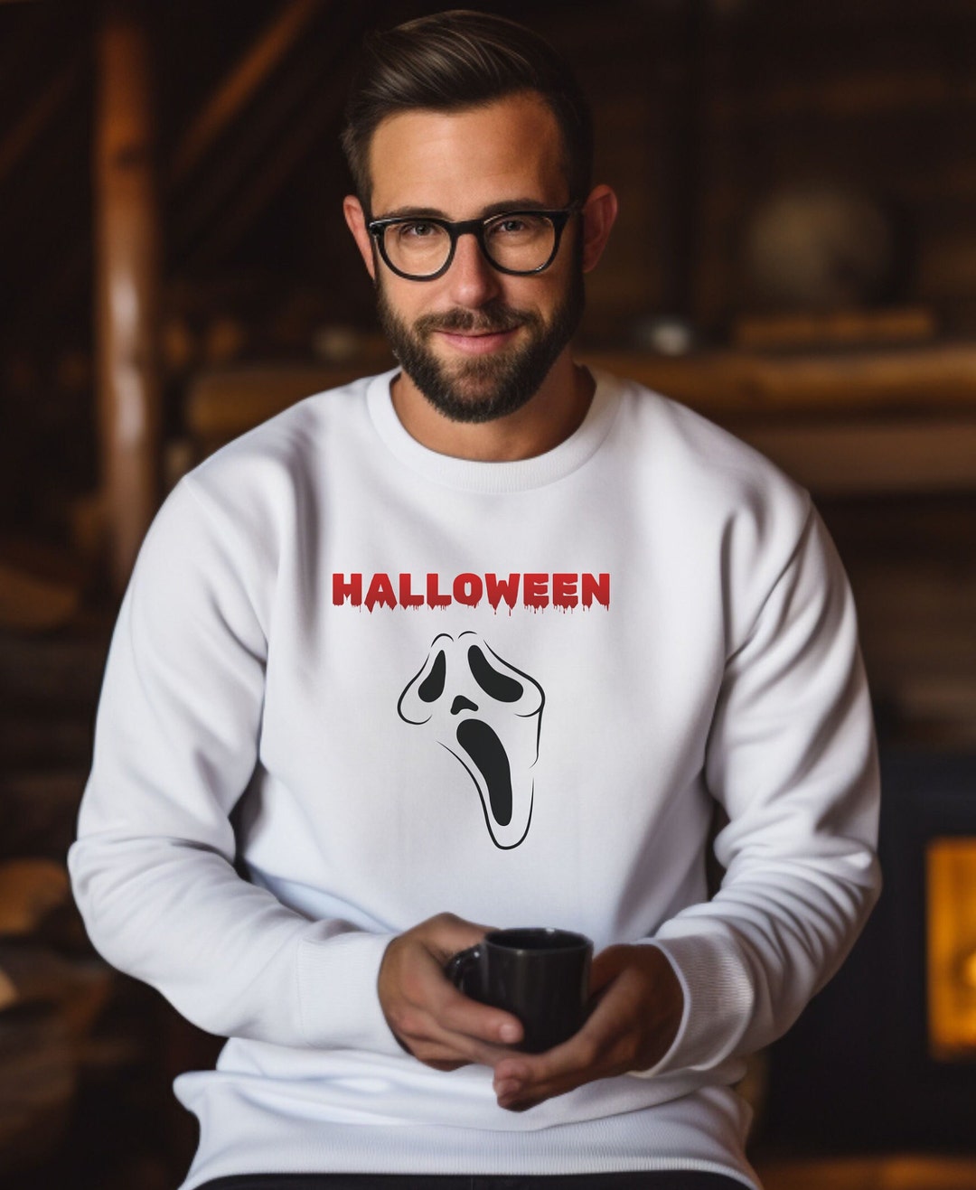 Halloween Sweater Spooky Halloween Sweatshirt Spooky Season Etsy