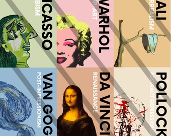 Carteles de artistas famosos