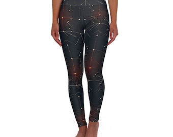 SG - High Waisted Yoga Leggings (AOP)