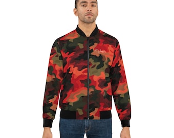 SR-BLG - Camouflage Men's Bomber Jacket (AOP)