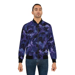 B-MXV-V-DN - Men's Bomber Jacket (AOP)