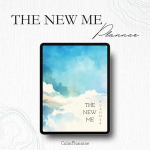 Undated Digital Planner | Hyperlinked Planner  | Minimalist Digital Planner | Goodnotes Planner | Notability Planner | The New Me Planner