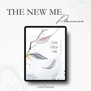 Undated Digital Planner | Minimalist Digital Planner| Goodnotes Notability Planner | 2025 Daily Monthly Yearly Planner | The New Me Planner