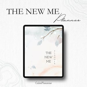 Undated Digital Planner | Undated Minimalist Planner | Goodnotes Planner | Notability Planner | Hyperlinked Planner | The New Me Planner