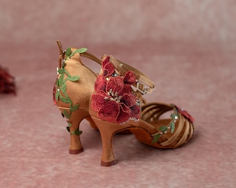 Rosie Latein Tanzschuhe - Dancesport Absätze für Standardtanz, Salsa, Bachata, Kizomba, Zouk & Tango