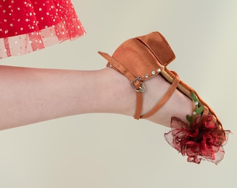 Zapatos latinos Daisy para niños - Tacones para baile deportivo - Moda de baile de salón para práctica y presentaciones