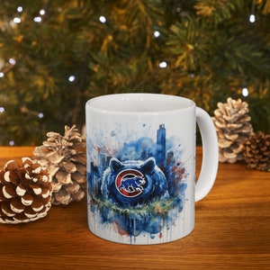 Cubs City Custom Art Coffee Mug, Chi-Town