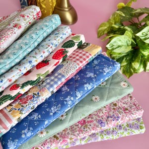 Quilted Book Sleeves | Book Protector (multiple styles)