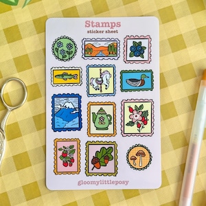 Stamps Sticker Sheet