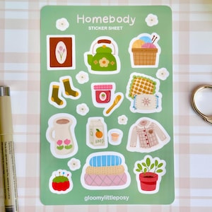 Homebody Sticker Sheet