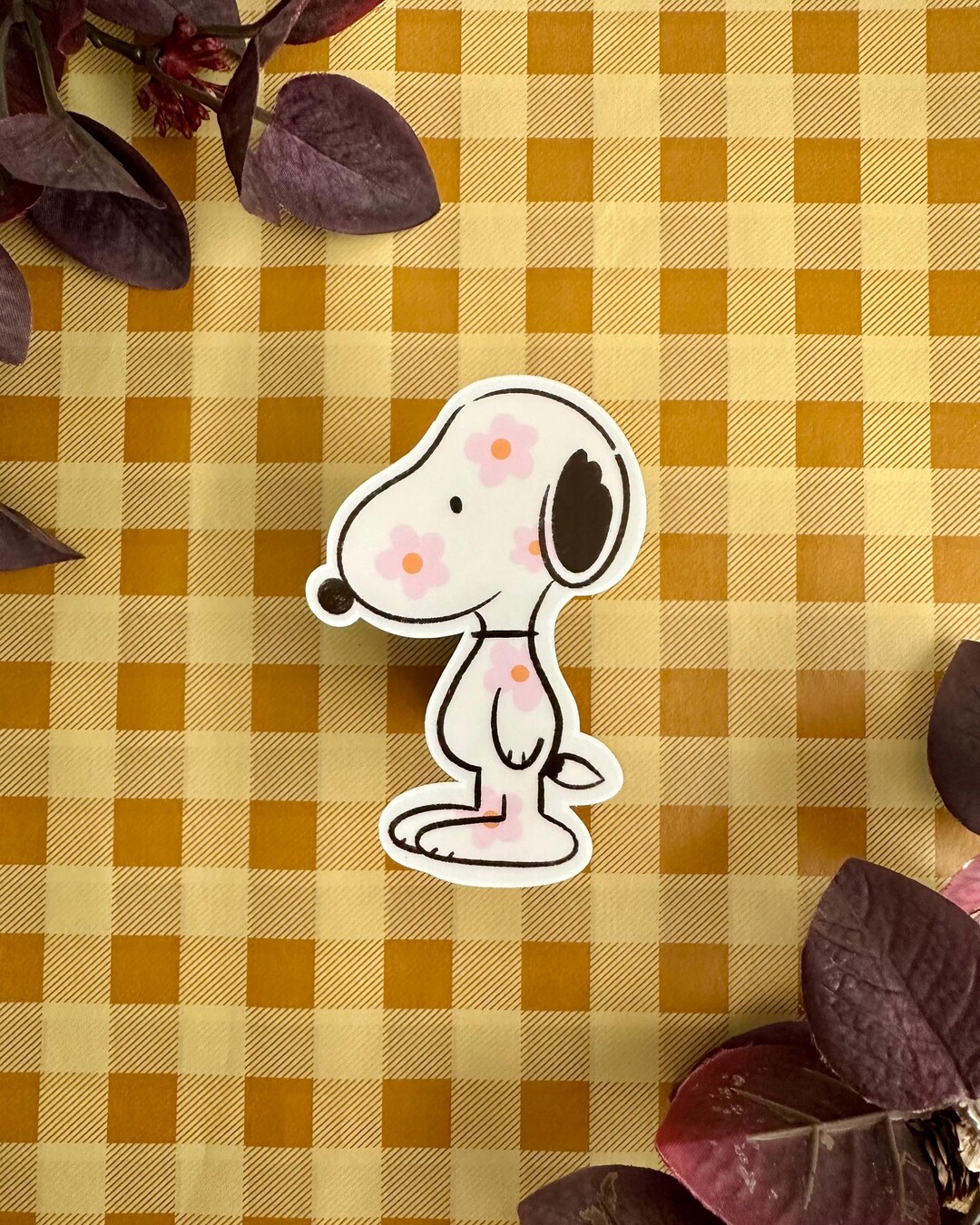 Snoopy Sticker - Etsy