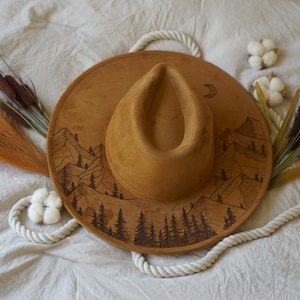 Burned Mountainscape Hat