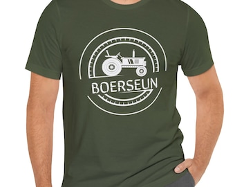South Africa Afrikaans Boerseun Shirt for him, Afrikaans tshirt for dad, tee shirt gift for South African Farmer,