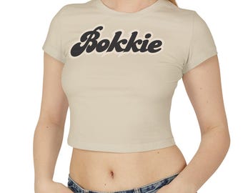 South Africa Bokkie Women's Baby Tee, South African rugby crop top, Boks shirt, Bokke tshirt