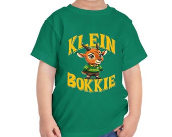South Africa Bokkie kids shirt, Rugby Bella Canvas Toddler Short Sleeve Tee, Klein Bokkie tshirt
