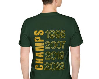 South African Rugby tee, SA Rugby Unisex T-Shirt Gildan 64000, Bokke tshirt, Boks Champs shirt, World Champions 2023 shirt
