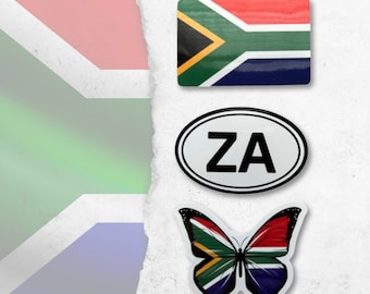 South Africa Sticker, South Africa Car Window Decal, South Africa Vinyl Bumper Sticker, South African sticker for laptop, car or waterbottle
