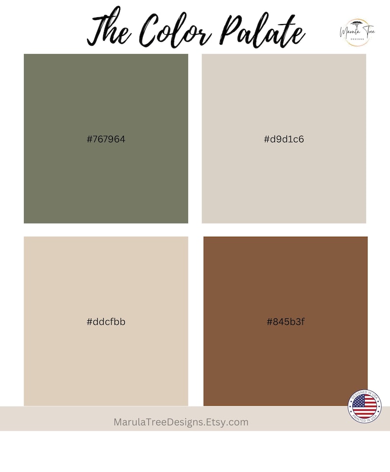Minimalist Boho Shower Curtain, Natural Boho botanical lines shapes shower curtain, Sage green retro curtain, Creamy beige shower curtain image 3
