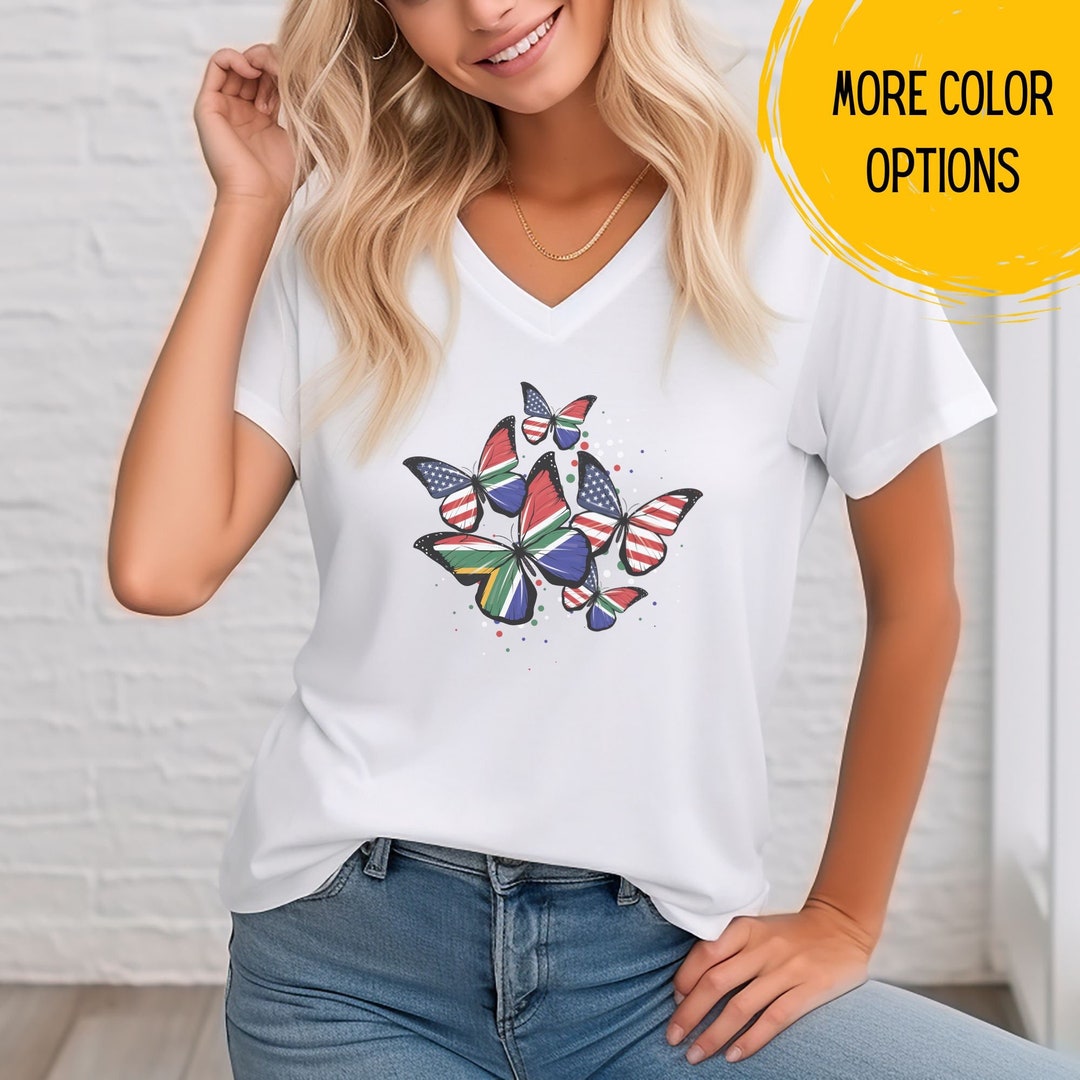 South Africa Flag Women Polo Shirt Tribal Africa Heritage - Wildlife Silhouettes in Earthy TS04