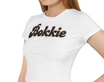 South Africa Bokkie Women's Baby Tee, South African rugby crop top, Boks shirt, Bokke tshirt