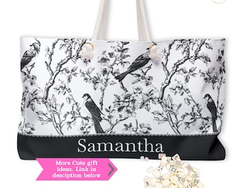 Personalized Mahjong Bag, Mahj storage bag, Carry all Mahjong game night bag, Custom Mahj Tote, Mahjong gift idea, Mahj bag set, Bird Bag