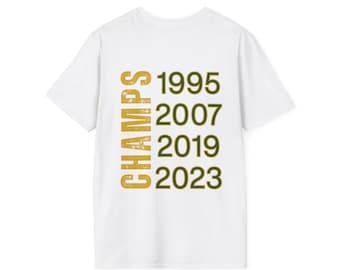South African Rugby tee, SA Rugby Unisex T-Shirt Gildan 64000, Bokke tshirt, Boks Champs shirt, World Champions 2023 shirt