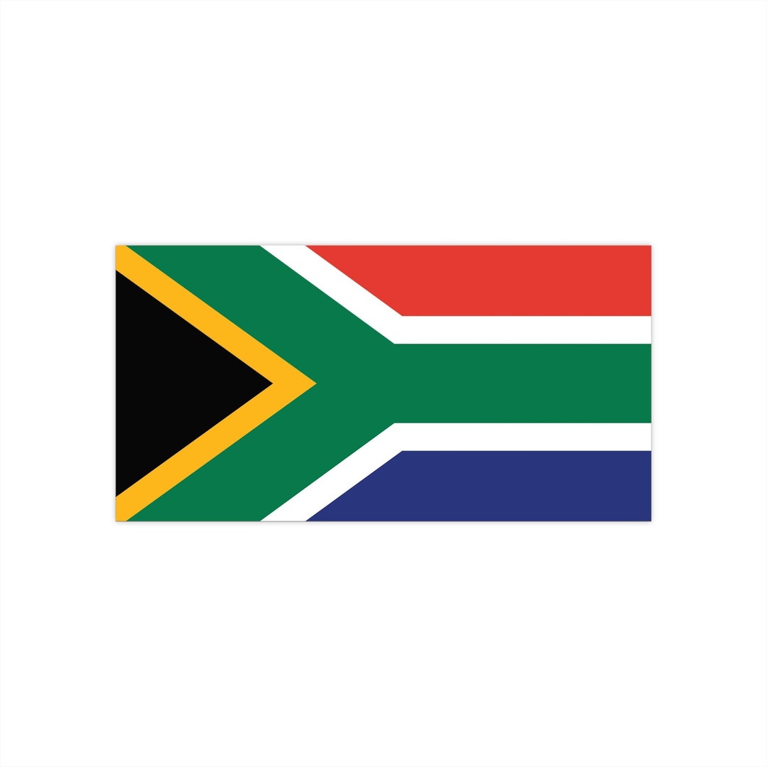 Buy South Africa Flag Decal 5"x3" African Vinyl Car Window Bumper Sticker ZU1 In Sticker City - Foto 2