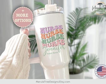 Personalized Nurse Student Tumbler, New Nurse 40oz Tumbler, Future Nurse Tumbler, Medical Tumbler, Nursing Student Tumbler, Nurse Week