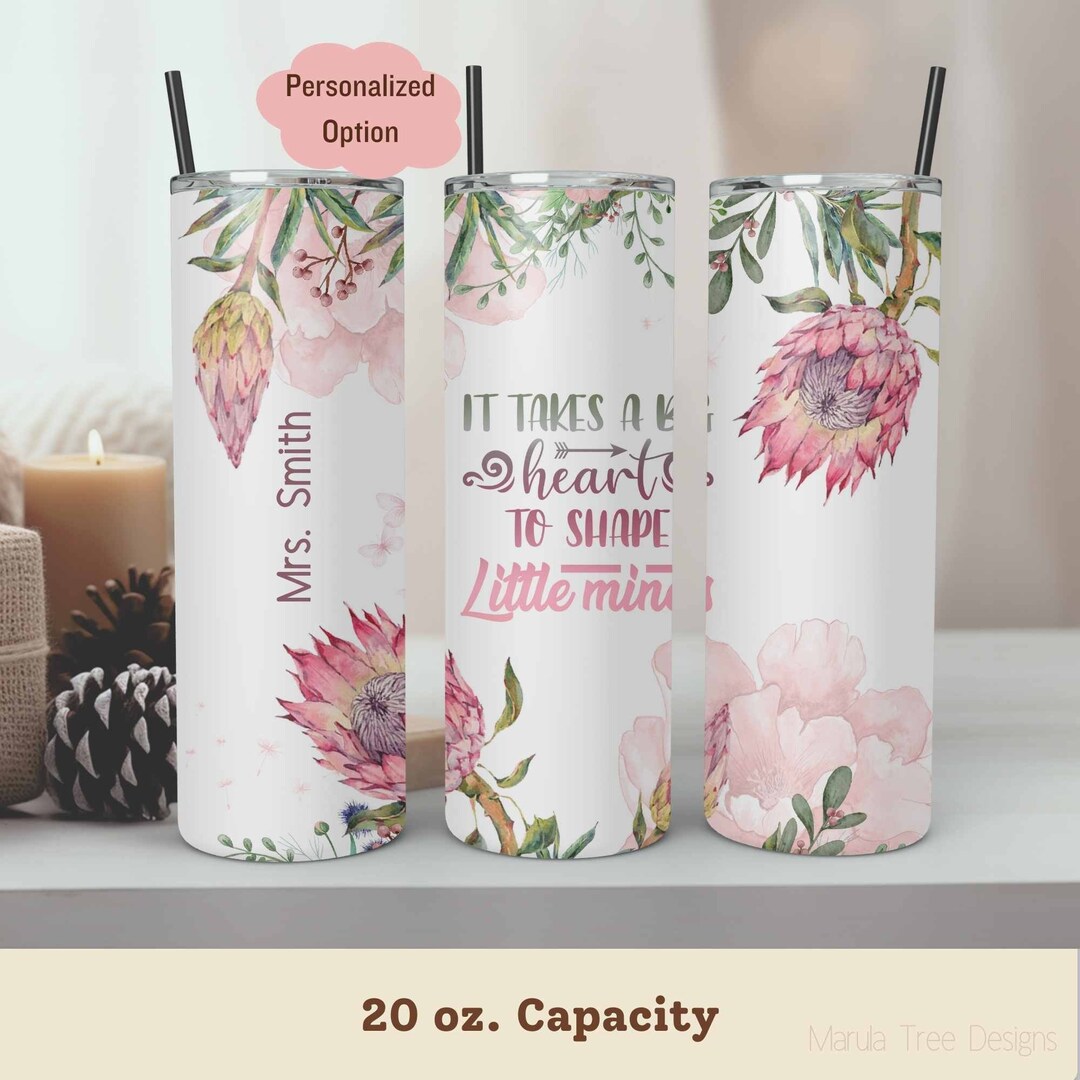 Personalized Teacher Tumbler for Teacher Appreciation Gift From Student ...