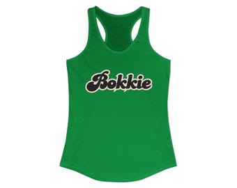 South Africa Bokkie Women's Racerback Tank shirt, South African Rugby fan wear for her