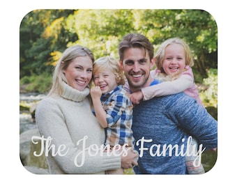 Custom Photo Mousepad | Personalized Mouse Pad Gift | Photo Printed Desk Accessory | Office & Gamer Gift