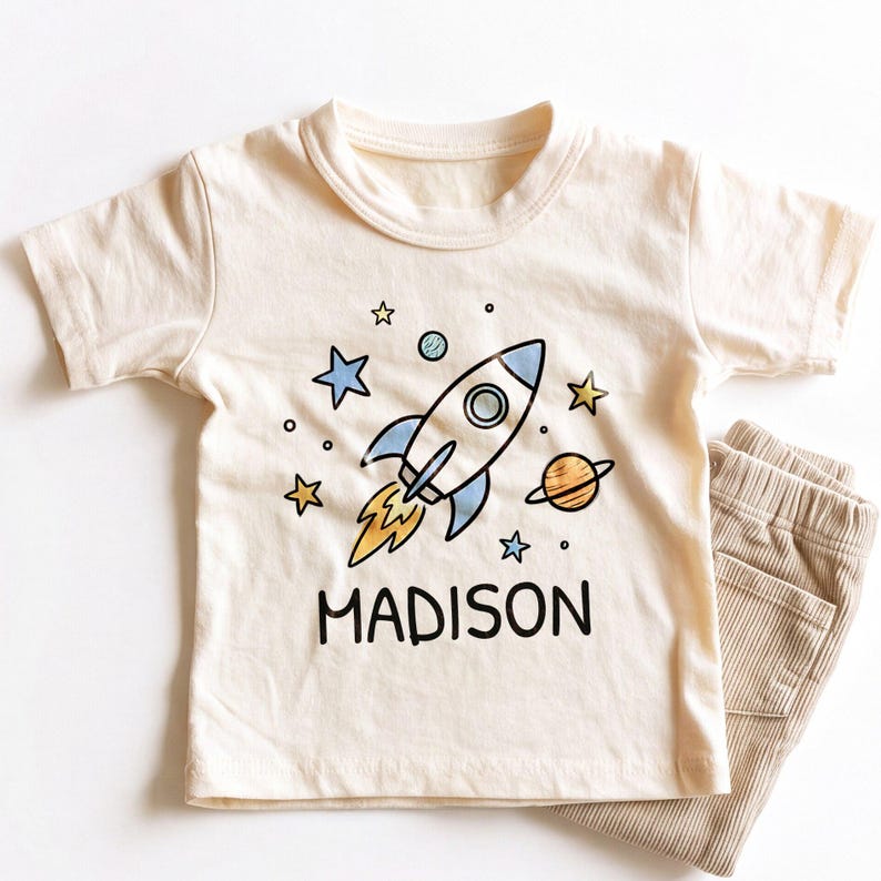 Apple Rocketship Personalized Rocket Name Baby Onesie® - Custom Cute Space Rocket Ship ...