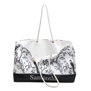 Personalized Mahjong Bag, Mahj storage bag, Carry all Mahjong game night bag, Custom Mahj Tote, Mahjong gift idea, Mahj bag set, Bird Bag imagem 2