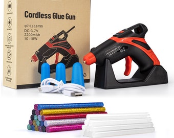 Hot Glue Gun,Fast Preheating Gun Kit with 30 Pcs Sticks for Quick Home Repairs, Arts, Crafts, DIY and Festival Decorations